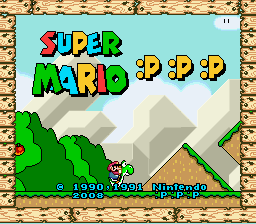 Super Mario :P :P :P Title Screen